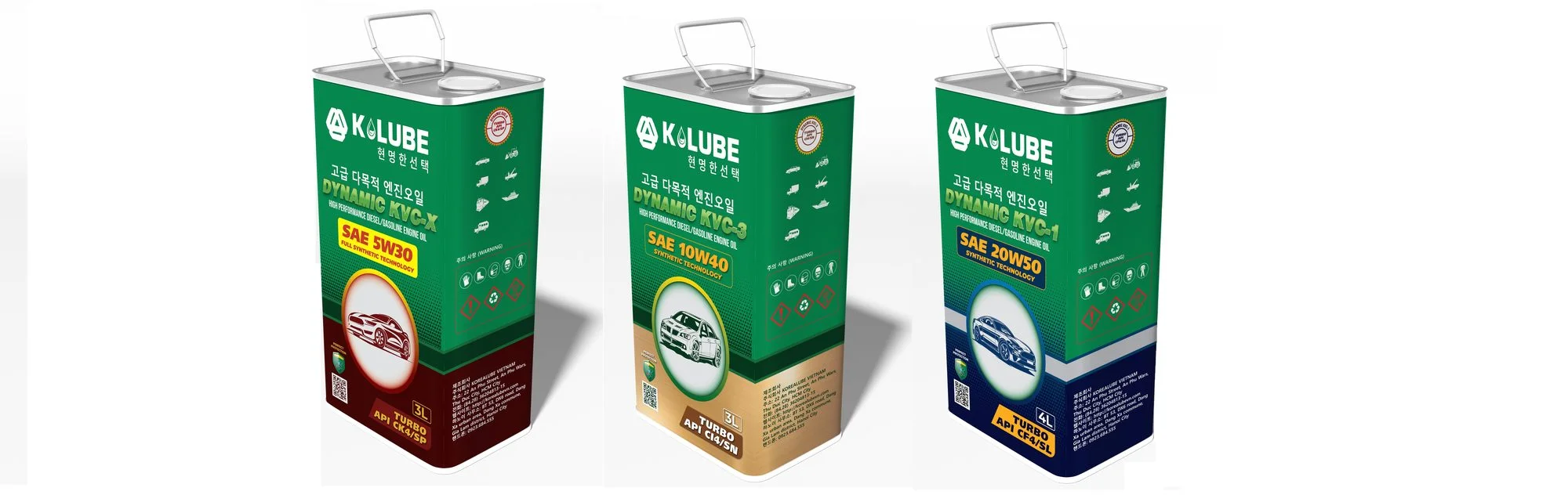 K-LUBE Dynamic KVC-X, KVC-3, KVC-1